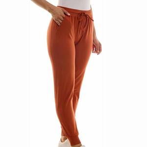 Meilleures ventes de pantalons en coton pour femmes Pantalons amples à cordon personnalisés OEM Services OEM de haute qualité disponibles - Product Image 3