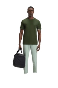 T-shirt décontracté pour homme en coton 100% respirant de qualité supérieure, col rond, prix de gros personnalisé OEM - Product Image 4