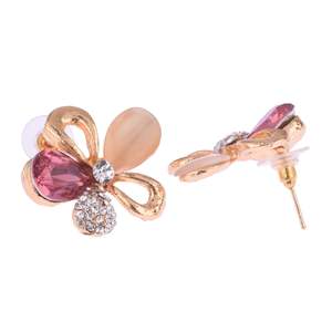 Bijoux indiens en gros mariée classique fleur fabricant cristal brin collier mariage indien bijoux de mode pour les femmes - Product Image 5