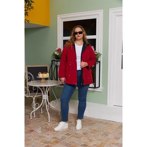 Trench-coat double face grande taille, rouge - Product Image 5