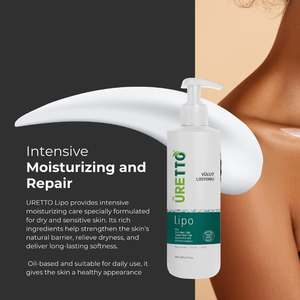 Loción Corporal Orgánica Uretto Lipo 200ml, Hidratante y Nutritiva con Urea, Ácido Hialurónico, Centella Asiática y Árbol de Té para Piel Seca y Áspera - Product Image 4