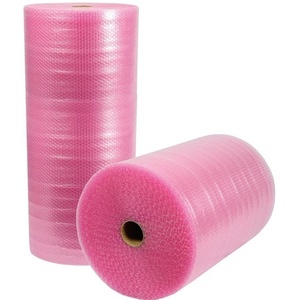 Antistatic Bubble <b>Wrap</b> 1000mm X 50m 3-Ply <b>Pink</b> Cushioning Material TRANSPAK - Product Image 1