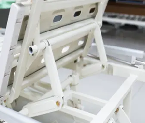 Yüksek kaliteli manuel hastane ayarlanabilir tıbbi yatak hastane ekipmanları hasta yatağı 2 krank hastane yatağı - Product Image 6