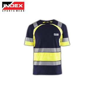 Overol de seguridad de alta visibilidad con rayas reflectantes, ropa de trabajo de construcción Unisex de secado rápido de poliéster de manga larga - Product Image 4