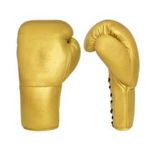 Gants de boxe en cuir de vachette véritable OEM avec poignées à lacets Muay Thai Training Sparring Sac de boxe Exercice - Product Image 2