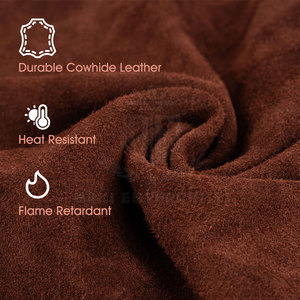 ผ้ากันเปื้อนหนังสำหรับผู้ชายและผู้หญิงผ้ากันเปื้อนหนังวัสดุทนทาน - Product Image 6