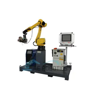 Fanuc 6轴工业机器人结合奥泰焊接机自动管板焊接解决方案