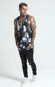 Camisetas sin mangas de calidad superior para hombre, camisetas sin mangas de entrenamiento de mezcla de algodón acanalado transpirable, camiseta sin mangas de poliéster transpirable de calidad superior - Product Image 4