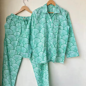 ชุดนอนผู้หญิงพิมพ์ลายอินเทรนด์ชุดนอนชุดนอนผ้าฝ้ายพิมพ์ลาย - Product Image 1