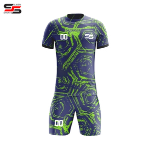 Camiseta de fútbol de manga larga personalizada por sublimación, conjunto de kits de fútbol, camiseta de fútbol Retro, uniforme de fútbol a rayas de manga larga - Product Image 3