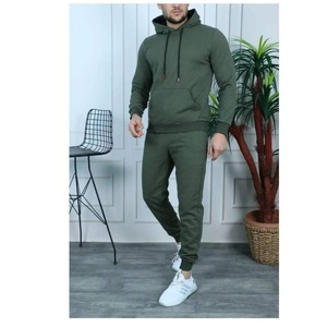Men's Casual Winter Jogging Tracksuit <b>Set</b> Custom Logo Wholesale Long Sleeve Two Piece Sweatsuit with Hoodie <b>Plus</b> <b>Size</b> Streetwear - Product Image 3
