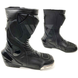 Fabricante profesional Bikers PU cuero hecho Auto Racing & Moto montar zapatos y botas en cantidad a granel - Product Image 4