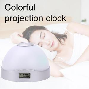 Khuyến mãi trang trí nội thất trẻ em dễ thương vui chiếu đồng hồ báo thức với 7 LED thay đổi màu sắc - Product Image 3