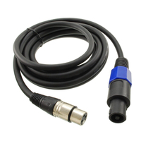 Câble Speakon mâle vers Speakon mâle Câble haut-parleur XLR femelle Jack audio Haut-parleur Amplificateur haut-parleur Connecteur audio
