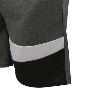 Camisetas de color de bloque y conjuntos cortos Ropa de hombre Tallas grandes Algodón de calidad superior Transpirable High Street Dos piezas Hombres Twin Set - Product Image 4