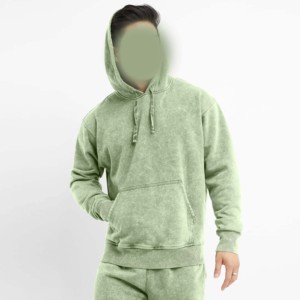 Sudadera con capucha y cremallera para hombre, de peso pesado, con hombros caídos, de forro polar para invierno, con logo personalizado, mezcla de algodón, transpirable y ecológica. - Product Image 1