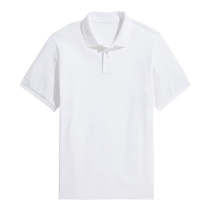Polo PK en coton à manches courtes, confortable, solide, pour hommes, vente en gros de stock prêt à l'emploi, tissu tricoté respirant - Product Image 2