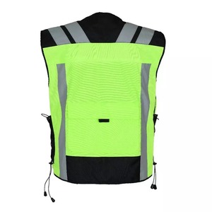 Custom Fashion Adult High Visibility Reflective Breathable Heat Transfer Printed Polyester Traffic Riding Safety Security Jacket - Product Image 3
