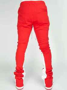 Pantalones de chándal acampanados de lona y algodón ligeros para hombre personalizados al por mayor Pantalones deportivos acampanados de pierna ancha estilo Hip Hop informal de gran tamaño - Product Image 2