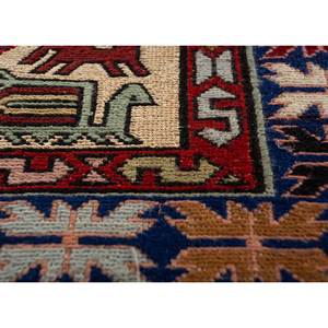 Alfombra Kiaan 9x12 de Lana y Seda Anudada a Mano Pae-5297 con Patrón Geométrico para Sala de Estar, Color Rojo y Naranja, para Adolescentes - Product Image 3