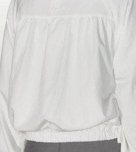Chaqueta cortavientos de Color sólido para mujer, gabardina tejida transpirable de secado rápido con cremallera 2025 - Product Image 4