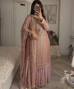 ชุดเสื้อผ้าผ้าลินินสไตล์ซาลาเวสชุดพิมพ์ลายตามสั่งพิมพ์ลายตารางและลำดับที่สลับซับซ้อน - Product Image 6