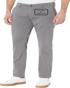 Venta caliente Pantalones para hombres Comfort Pantalón transpirable Pantalones de chándal de lana para hombres 50 por ciento algodón/50 por ciento lana de poliéster - Product Image 5