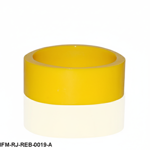 Brazalete de Resina Amarillo de Moda, Brazalete Monocromático Atrevido Hecho a Mano, Joyería Vibrante para Regalo de Mujer - Product Image 4