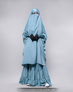 Hot Selling Nida Children Plus <b>Size</b> Muslim Women for <b>Dress</b> Wholesale Premium Polyester Fabric Modest Islamic Abaya <b>Dress</b> - Product Image 4