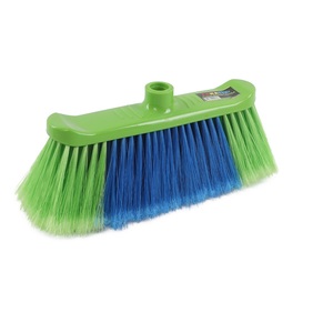 Balai de jardin et de terrasse durable avec manche métallique de 120 cm, brosse de nettoyage pour sols extérieurs - Product Image 3