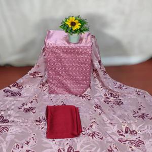 Robe de mariée en tissu de mousseline de soie Fransawi à perles avec motif floral Légère et écologique pour femmes - Product Image 1