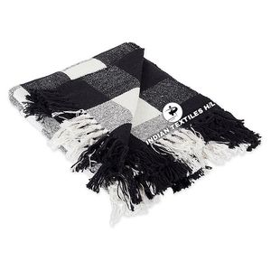 Manta de lujo 100% algodón suave y cálido manta a cuadros colección Manta de algodón hogar de proveedor indio por ITHL - Product Image 2