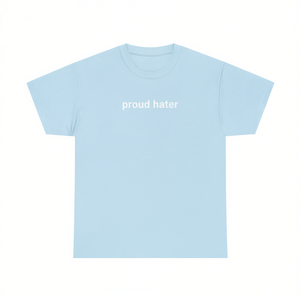 เสื้อยืด Proud Hater แขนสั้น คอกลม สำหรับผู้ใหญ่ ทั้งชายและหญิง พิมพ์ลายดิจิทัล สำหรับกิจกรรมส่งเสริมการขาย - Product Image 3