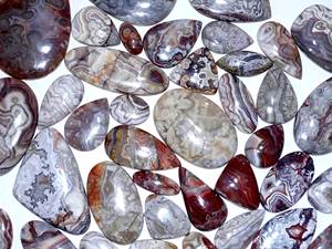 Cabochons d'agate en dentelle folle naturelle Pierres précieuses étonnantes pour la fabrication de bijoux - Product Image 6