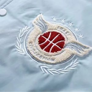 Chaqueta de Invierno Unisex Personalizada con Letras Bordadas en Oferta |   Lona recubierta con cuello en V |   Chaqueta Impermeable y Cortavientos de Alta Calidad para Adultos, Talla Grande, Primavera - Product Image 2