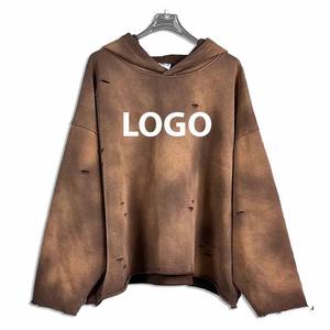 ชุดสเวตเตอร์มีฮู้ดของผู้ชายพิมพ์ลายดิจิตอลสำหรับฤดูหนาวผ้าปักลายผ้าเทอร์รี่ - Product Image 4