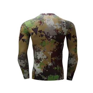 Best Camo Style Rash Guard, High Quality <b>BJJ</b> MMA Rash Guard, Training Gear & Jiu Jitsu Wear - Product Image 2