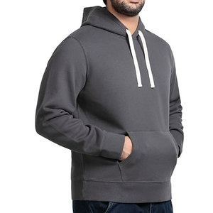 Coupe ample hommes sweats à capuche Offre Spéciale sweat à capuche personnalisé grande taille marque privée solide coton polaire sweats à capuche avec Logo de la marque - Product Image 2