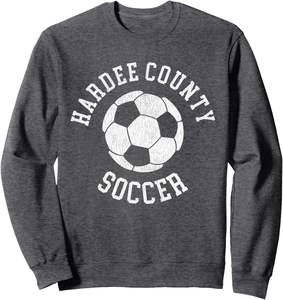 Mens <b>retro</b> soccer <b>sweatshirt</b> warm fleece pullover with football themed design perfect for outdoor sports and casual outings - Product Image 1