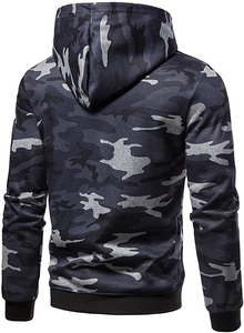 Ensemble de survêtement pour homme avec logo personnalisé de la même couleur, sweat à capuche et pantalon de sport deux pièces - Product Image 3