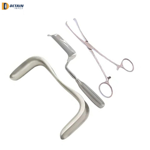 ชุดอุปกรณ์ผ่าตัดทางนรีเวชแบบนำกลับมาใช้ใหม่ได้ชุดกรรไกรผ่าตัดสเตนเลสชุดอุปกรณ์นรีเวช - Product Image 4