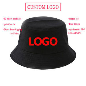 2024 Sombrero de cubo de algodón unisex con bordado 3D Logotipo de diseñador personalizado Estilo de pescador-Protección solar de verano popular Viajes en la playa - Product Image 6