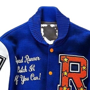 Manufacture Vintage Men's Varsity <b>Jacket</b> Custom Sleeve Heavyweight Streetwear Embroidered Contrast Letterman Design Men's <b>Jacket</b> - Product Image 1