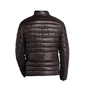 Chaqueta de Invierno para Hombre de Alta Calidad al por Mayor, Chaqueta Acolchada de Poliéster Personalizada con Bordado, Capucha, Impermeable, Cuello Alto y Talla Grande - Product Image 6