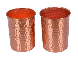 Gobelet à vin en métal doré gaufré verres en verre transparent pour hôtels cadeaux classique créatif Design moderne faizacraft en métal - Product Image 2