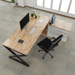 XConcept Executive <b>Desk</b> 180x160 Modern Contemporary Design Assembly Required Computer Table for Office <b>Study</b> Bedroom Furniture - Product Image 5