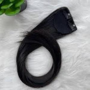 HQ 2 Clips en parche lateral de cabello humano Extensión de cabello de mujer 2 Clips Parche lateral Voluminizador Hecho a mano Estilo libre Agregar longitud de cabello - Product Image 1