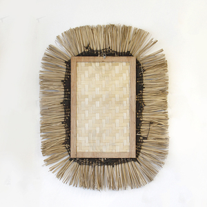 Produit vente chaude Jute jonc de mer salle de bain miroir décor miroirs décoration mur naturel sûr osier décors à la maison luxe - Product Image 6