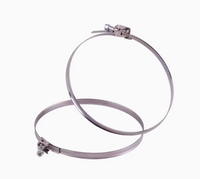 Collier de serrage rapide pour tuyau de ventilation à installation rapide