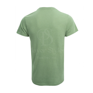 เสื้อยืดแขนสั้นสำหรับผู้ชายปรับแต่งได้เสื้อยืดลำลองไซส์ XL ผ้าฝ้าย100% ระบายอากาศได้ดีพิมพ์ลายสีพื้น - Product Image 6